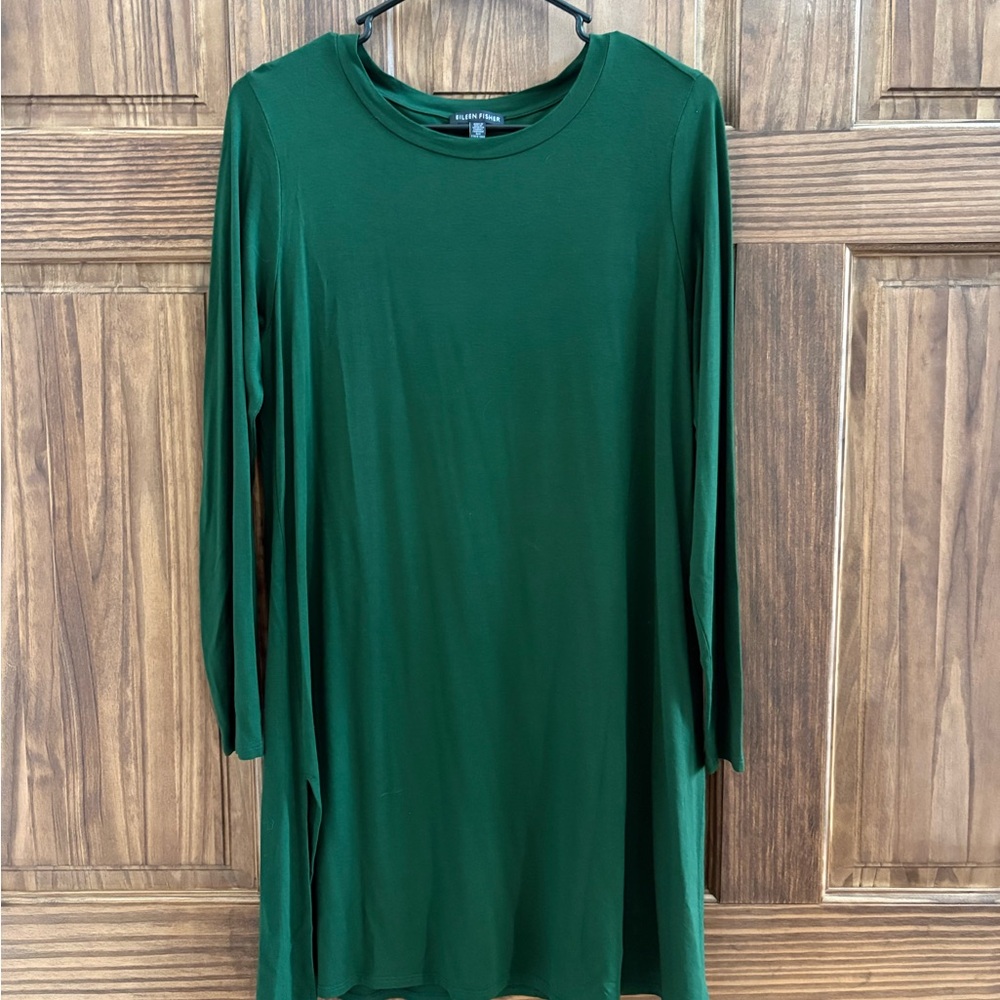 Eileen Fisher Forest Green Dress